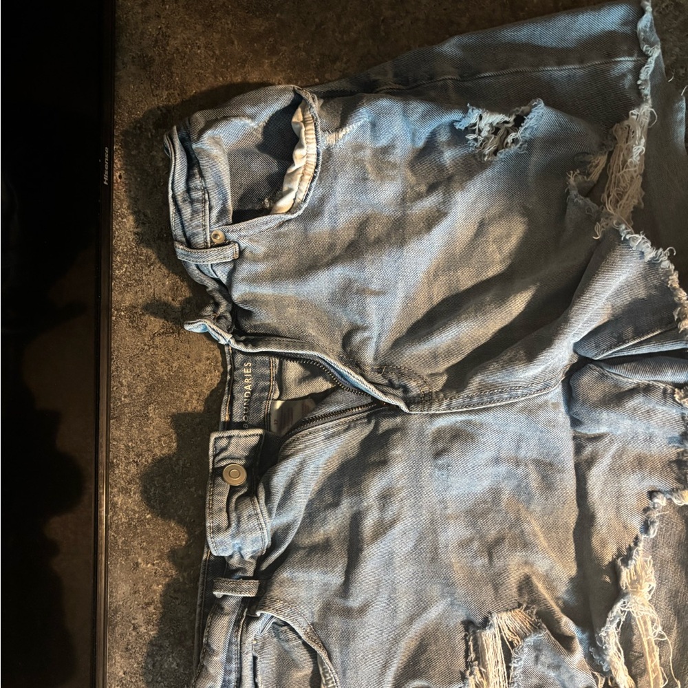 No Boundaries Light Blue Denim Shorts